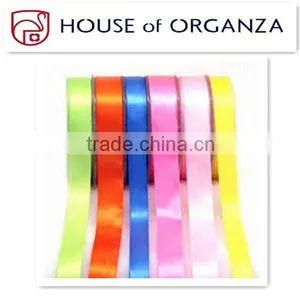 High Quality Double Faced Polyester Satin Ribbon thumbnail-1