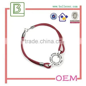 Leather Bangle Expandable Wire Bangle thumbnail-4