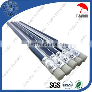 7 Inches Wooden HB Pencil With Rubber In Bulk thumbnail-2