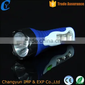 Solar Led Torch Flashlight Electronic Plastic Wth Inside Torch thumbnail-1