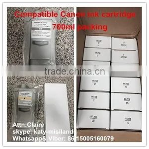 12 Colors Compatible 700ml Pigment Ink Cartridge Chip PFI-706 for Canon ImagePROGRAF IPF8400 IPF9400 thumbnail-3