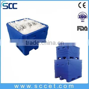 1000L Big Volume Plastic Fish Ice Cooler Box thumbnail-1