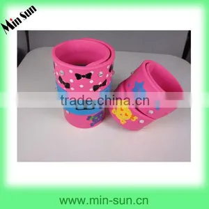 Factory Sale Price Silicone Slap Bracelet thumbnail-1