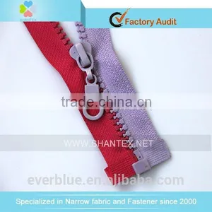 No.5 Two Color Tape Delrin Zipper thumbnail-1