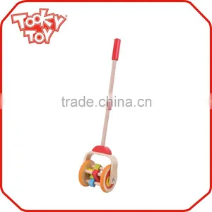 Wholesale Child Play Wooden Hand Push Along Up Toy thumbnail-1