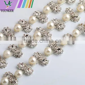 Bling Bling Fashion Latest Fancy Rhinestone Cup Chian For Garments,bags,shoes Decorations YSC08 thumbnail-2