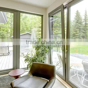 High Quality Low e Glass Upvc Tilt and Turn Window Decoreated With Grill Blind China Upvc Window Manufacture Company thumbnail-4