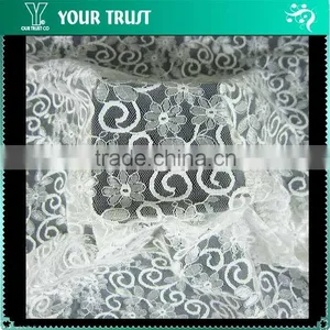Avant-Garde Diamond Wedding Dress/Veil/Dresses 2015 Lace 100% Nylon Net Fabric thumbnail-4