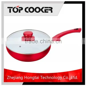 Aluminum Non Stick Ceramic Wok With Metallic Painting thumbnail-1
