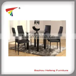 Home Furniture Black Dining Set thumbnail-1