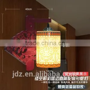 Chinese Style Jingdezhen Hand Painted Wall Lamp Night Light Porcelain Ceramic Bedroom Coffee Bar Restaurant Kitchen Lights thumbnail-1