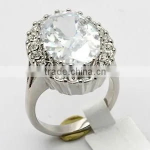 925 Silver Women Clear CZ Ring thumbnail-1