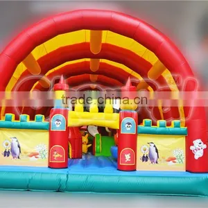 Hot Sale Kids Inflatable Trampoline Inflatable Playground Rentals thumbnail-1