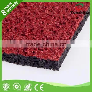 13mm Breathable Freely Plastic Running Track/elastic Flooring/lowcost Flooring for Playgroud thumbnail-1