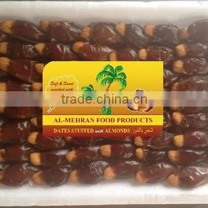 High Quality Almehran Dates GMO-FREE Dates Packed in Polystyrene Stuffed With Almonds From Pakistan thumbnail-1