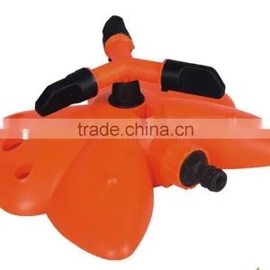 Three Arm Plastic Water Sprinkler With Plastic Butterfly Shape Base thumbnail-1