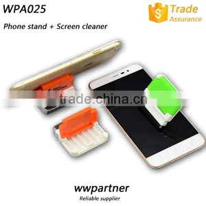 Mini Mobile Phone Stand With Screen Cleaner Wholesale thumbnail-1