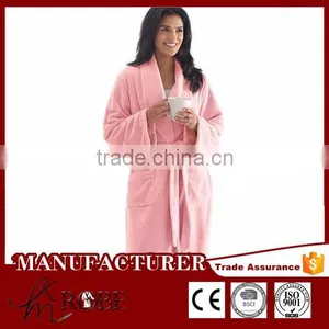 2016 Various Styles Cheap Coral Fleece Bathrobe Made in China thumbnail-3