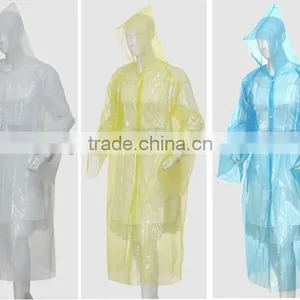 Disposable Clear Plastic Industrial Rubber Rain Coat thumbnail-1