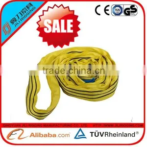 Textile Lifting Strap Strong Best Quality 3t Round Slings thumbnail-1