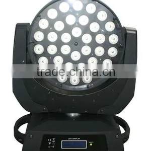 2015 Hot Selling Tems A-2092 10W 36PCS RGBW 4 IN 1 Led Wash With Zoom thumbnail-1