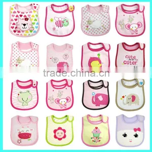 Hot Selling 100% Cotton 3 Layors Waterproof Comfortable Baby Bib, Baby Drool Bib Manufacturer thumbnail-2