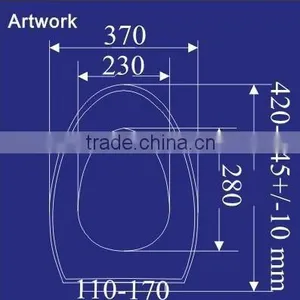 1025 Western Style Plastic Round Hygienic Toilet Seat thumbnail-4
