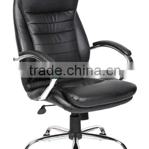 PU Leather Chromed Armrest and Base Executive Chair #AGS-6023 thumbnail-2