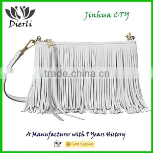 Fringe Tassel Long Strip Shoulder Bag for Girls thumbnail-2