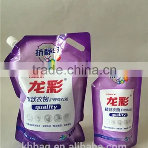 Plastic Spout Pouch Bag For Liquit Detergent thumbnail-4