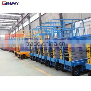 Pull Around Single Person Hydraulic Lifts Elevator for Aerial Working thumbnail-4