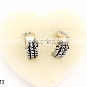 2016 Juyuan Double Color Plated Whole Sales Earrings thumbnail-5