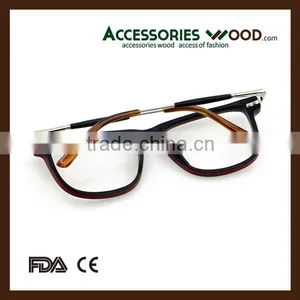 Wood Optical Reading Glasses Frame With Resin Lenses From China Factory thumbnail-3
