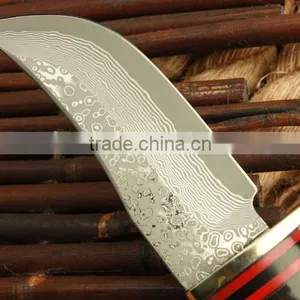 OEM New Arrive Damascus Straight Knife for Collection thumbnail-5