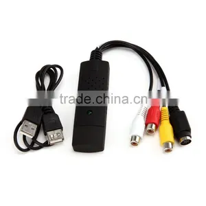 1CH DC60+ EM2860 Chip USB 2.0 Video TV DVD VHS Capture Card Audio AV Easiercap Adapter for Computer/CCTV Camera thumbnail-2