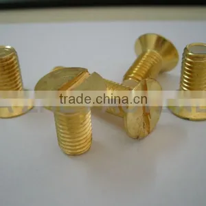 Brass Machine Bolts/screws With Slotted thumbnail-1