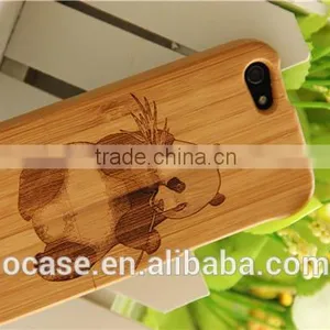 Cute Panda Bamboo Cell Phone Cover Right Open Case for Iphone5 thumbnail-3