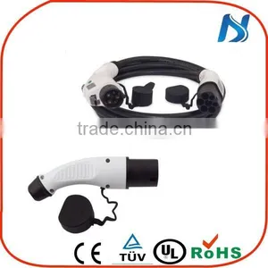 Electric Vehicle 32A J1772 to 62196-2 Plug for Car thumbnail-1