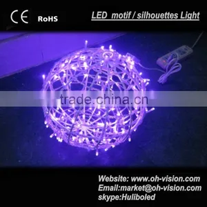Hot Sell Christmas Round Ball Motif Light thumbnail-1