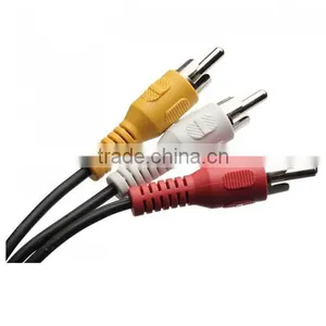 Original Xiaomi AV Cable 3.5mm to RCA 1.5m Black Audio Video Cable for Xiaomi Mi TV Box 3 thumbnail-2