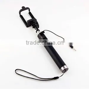 2015 Wholesale Supreme Best Seller Wired Mini Monopod Pen Size Selfie Stick, Monopod Selfie-Stick, Foldable Selfie Monopod thumbnail-3