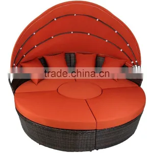 Rattan Sunbed thumbnail-6