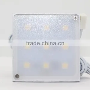 Super Slim 2.5W Cabinet LED Light DC12V Square Shape thumbnail-3
