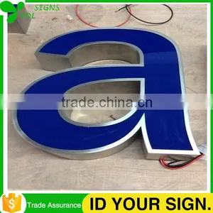 Eye-Catching Pierced 3D Stainless Steel Outdoor Led Sign thumbnail-2