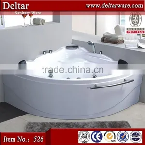 Massage Bathtub 1200mm Bathtub, Bathroom Round Oval Thin Edge Freestanding Acrylic Bathtub thumbnail-3
