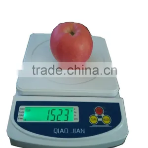 3Kg/0.1g Household Green Backlight Electronic Kitchen Scale thumbnail-2
