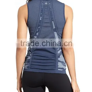 Custom Logo Yoga Vests Gym Tank Top Workout Sports Wear Fashion Tank Top Women thumbnail-5