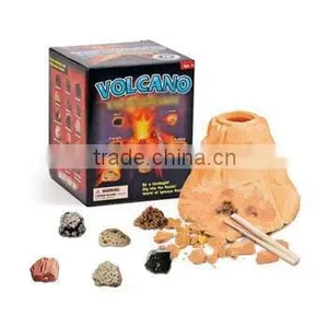 Volcano Brick Igneous Rock And Mineral Dig Kit thumbnail-1