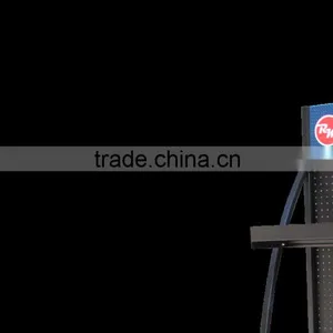 Custom Retail Promotional Wine Metal Stand/metal Floor Display/pop up Metal Display Stand thumbnail-1