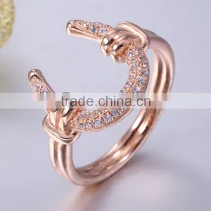 Rose Gold Napkin Ring 925 Sterling Silver Genuine Amethyst Ring thumbnail-3